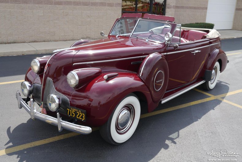 1939 buick century sport phaeton convertible