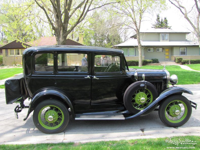 1931 ford model a slant window town sedan model 160 b