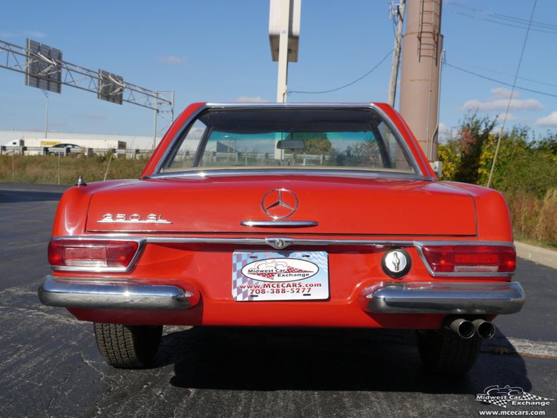 1967 mercedes benz 250sl california coupe