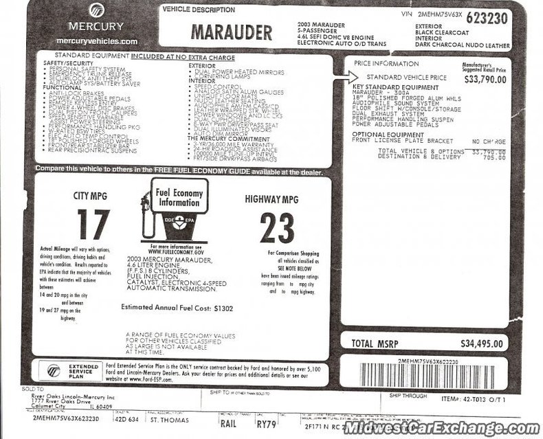 2003 mercury marauder supercharged