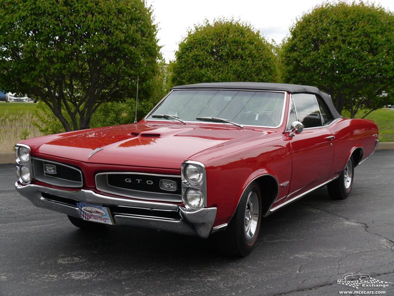 1966 pontiac gto convertible