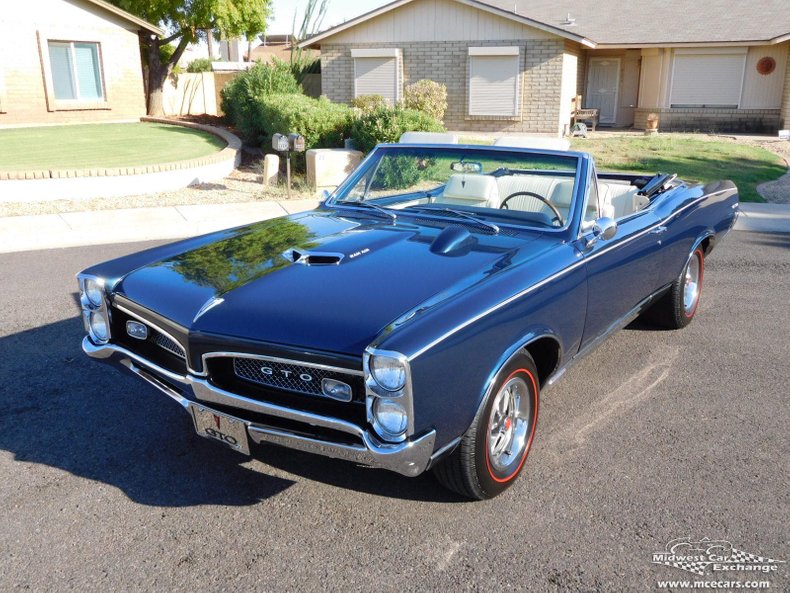 1967 pontiac gto convertible