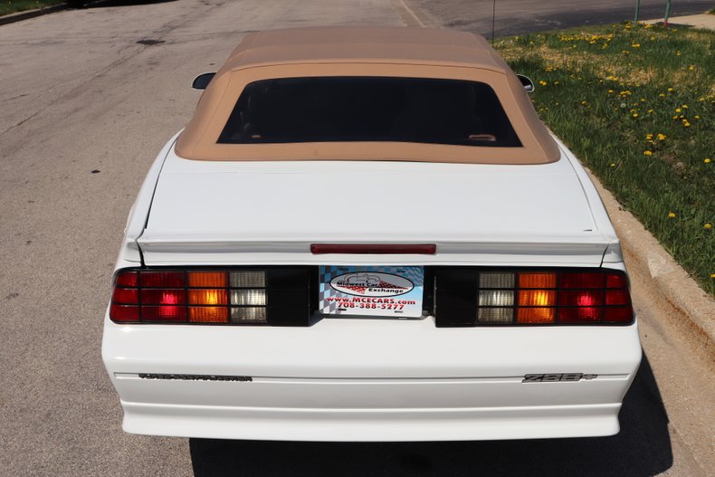 1992 chevrolet camaro z28 convertible