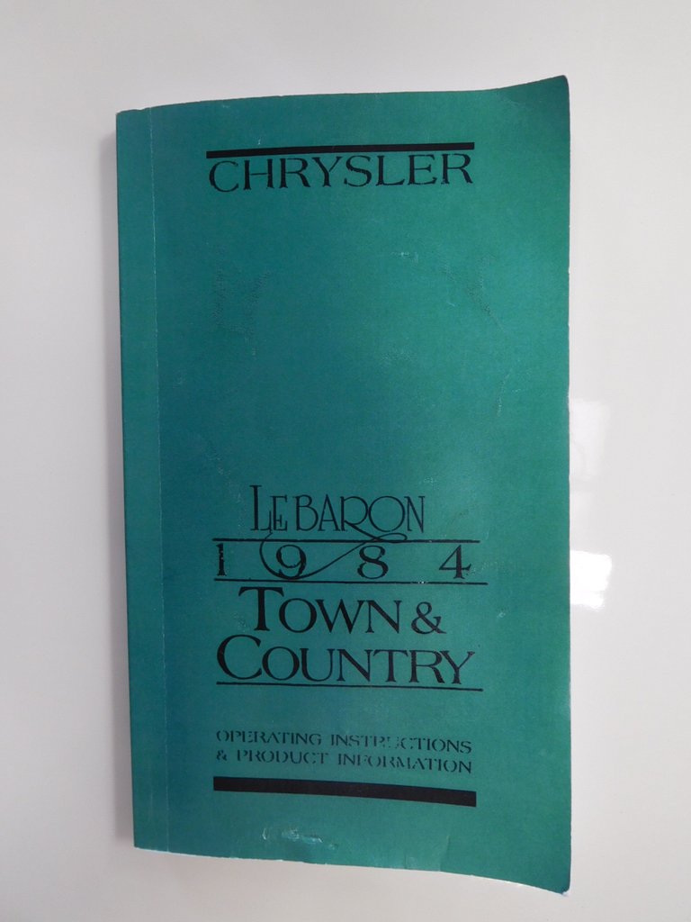 1984 chrysler lebaron mark cross town country convertible