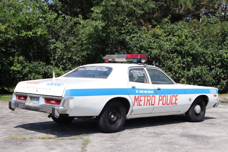 1976 plymouth fury hill street blues tv police car