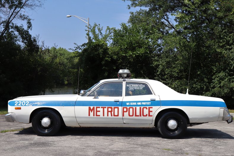 1976 plymouth fury hill street blues tv police car