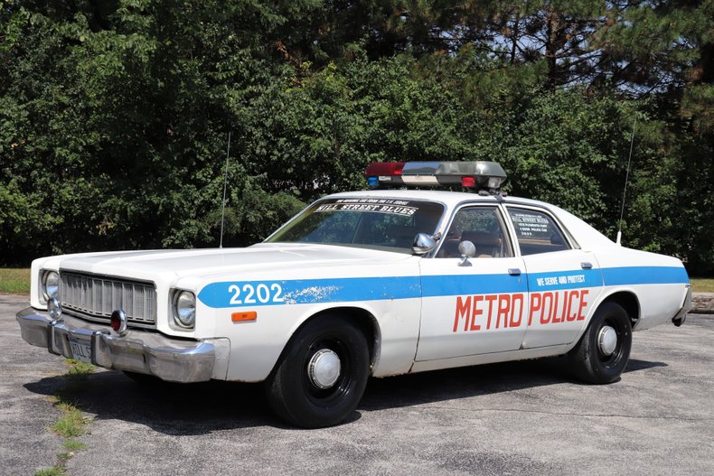 1976 plymouth fury hill street blues tv police car