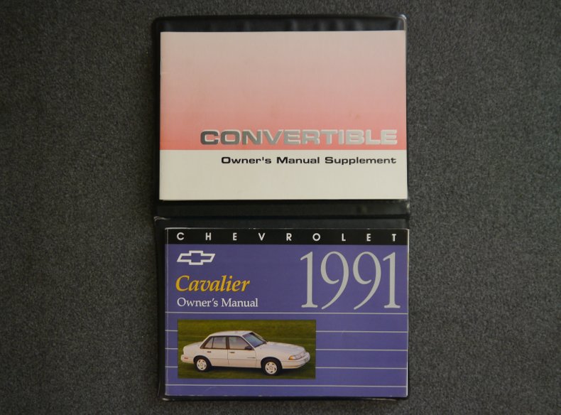 1991 chevrolet cavalier rs convertible