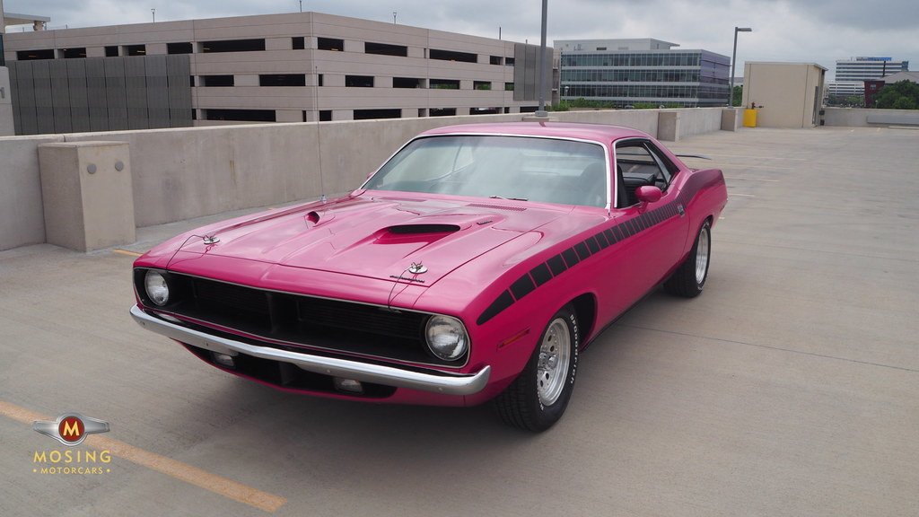 1970 plymouth barracuda pink panther tribute