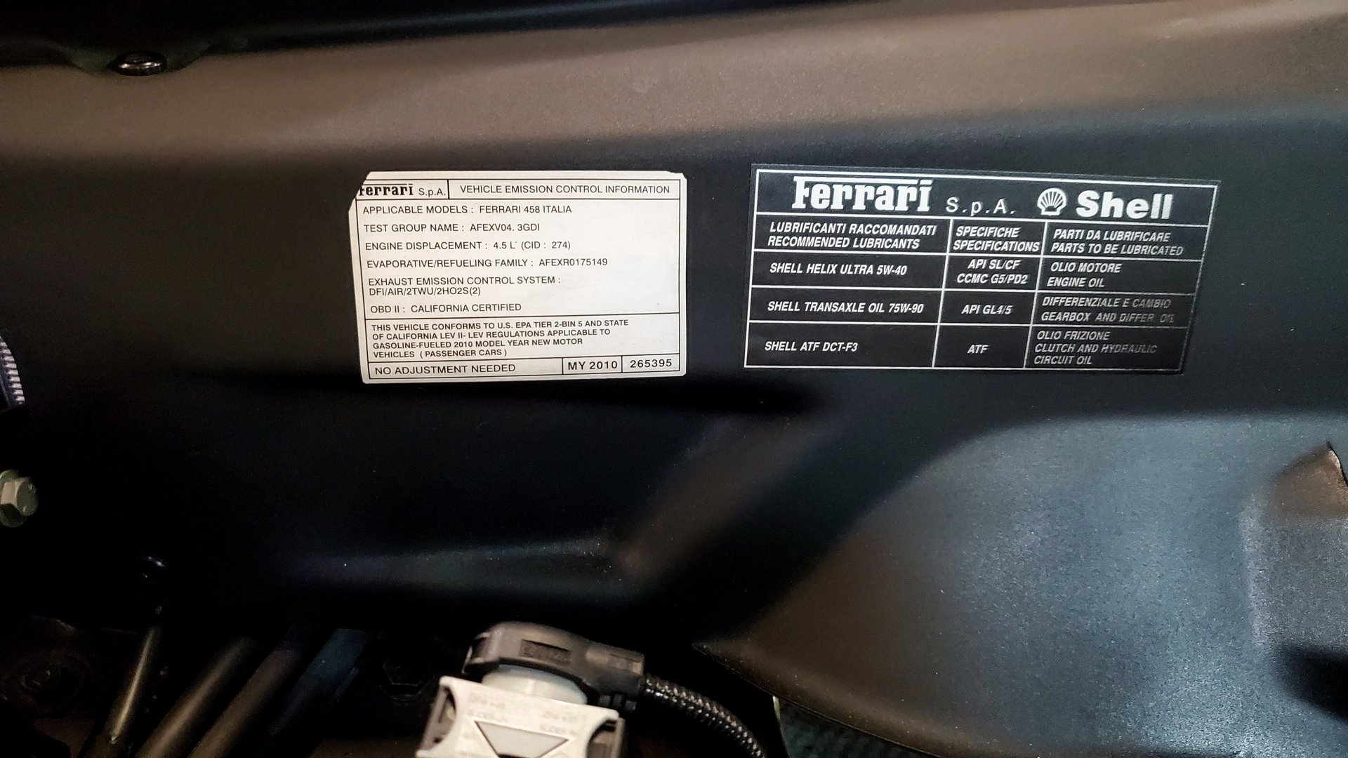 For Sale 2010 Ferrari 458 Italia