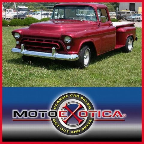 1955 chevy stepside pick up red 1955 chevy stepside pick up red