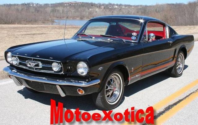 1965 ford mustang fastback 289 black 1965 ford mustang fastback 289 black