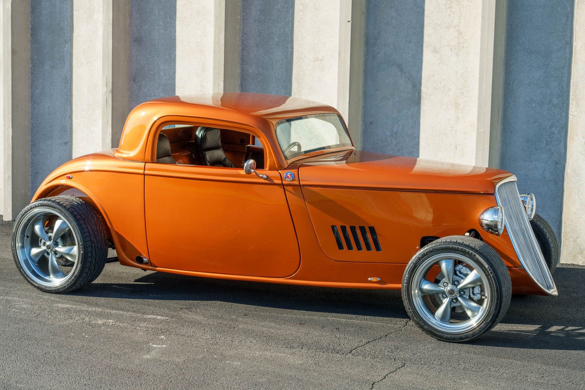 1934 ford factory five 3 window hot rod