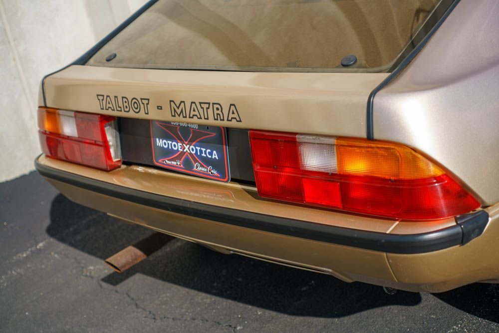 1982 talbot matra murena 2 2 hatchback