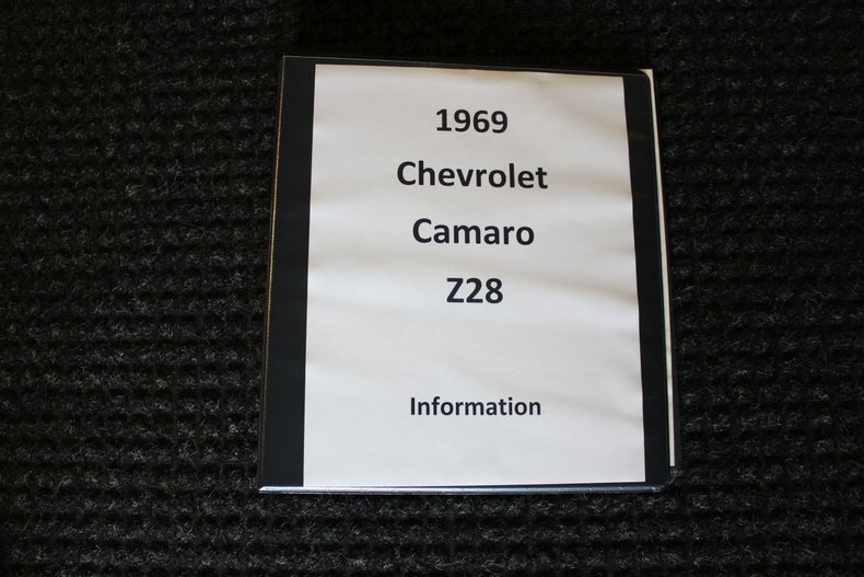 For Sale 1969 Chevrolet Camaro