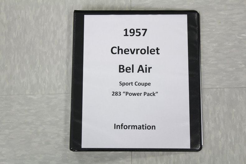For Sale 1957 Chevrolet Bel Air Sport Coupe