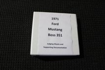 For Sale 1971 Ford Mustang Boss 351 - "8 Time MCA Gold Award Winner"