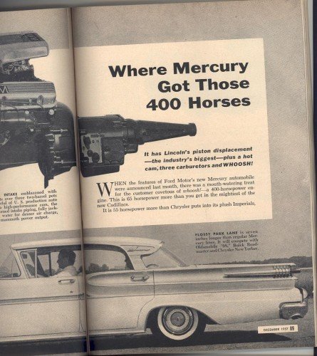 For Sale 1958 Mercury Turnpike Cruiser