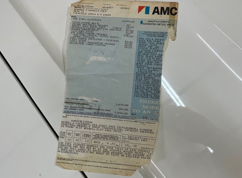 For Sale 1978 AMC AMX