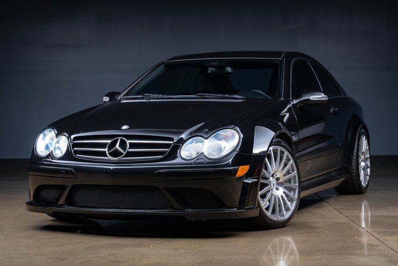 Black 2008 Mercedes-Benz CLK Coupe Rear-Wheel Drive Automatic
