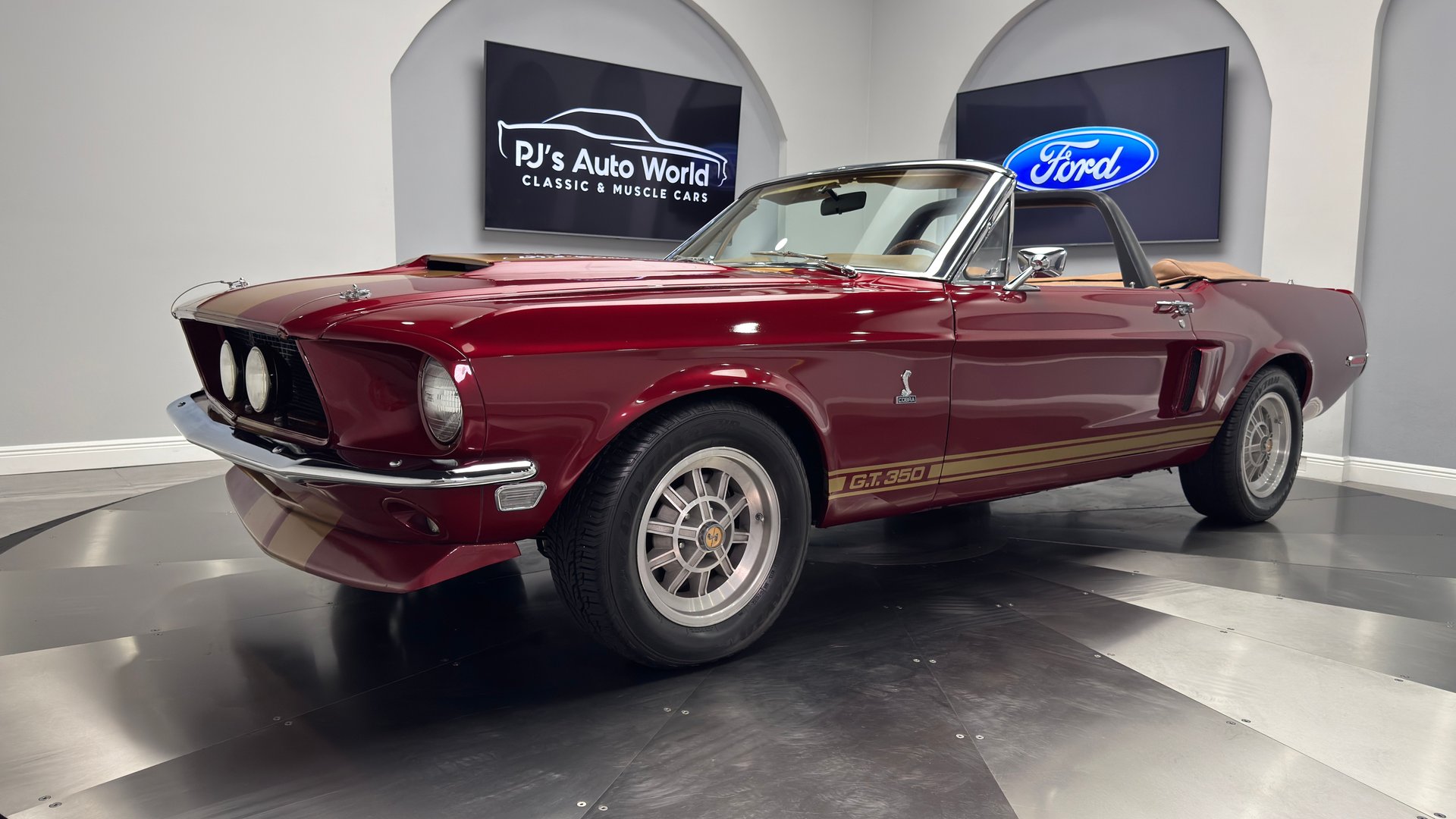 1968 ford mustang convertible gt350 tribute