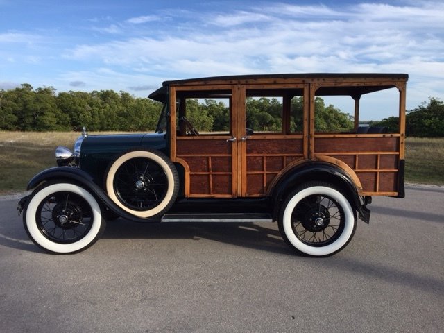 1928 ford model a woody wagon
