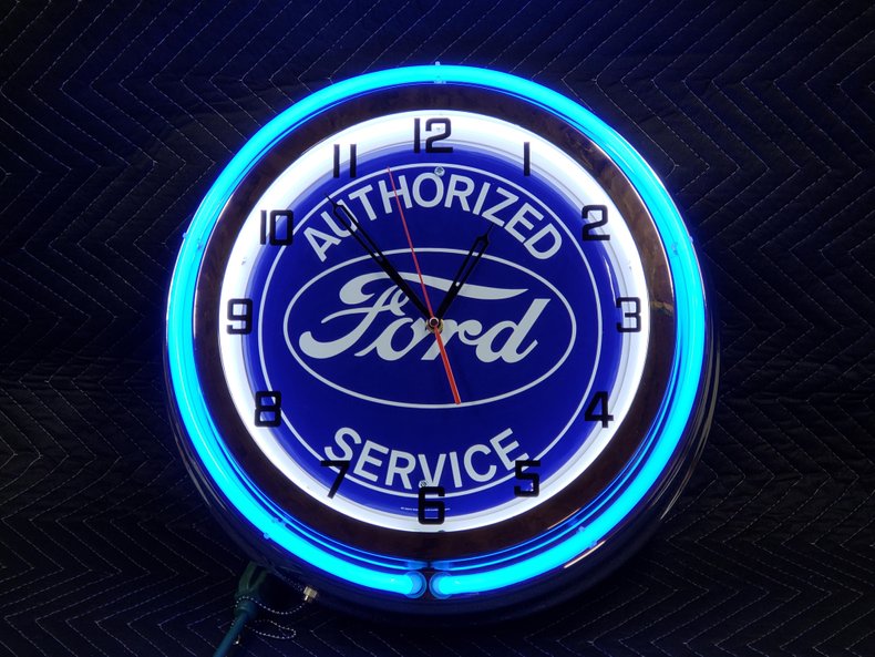  Ford Neon Clock