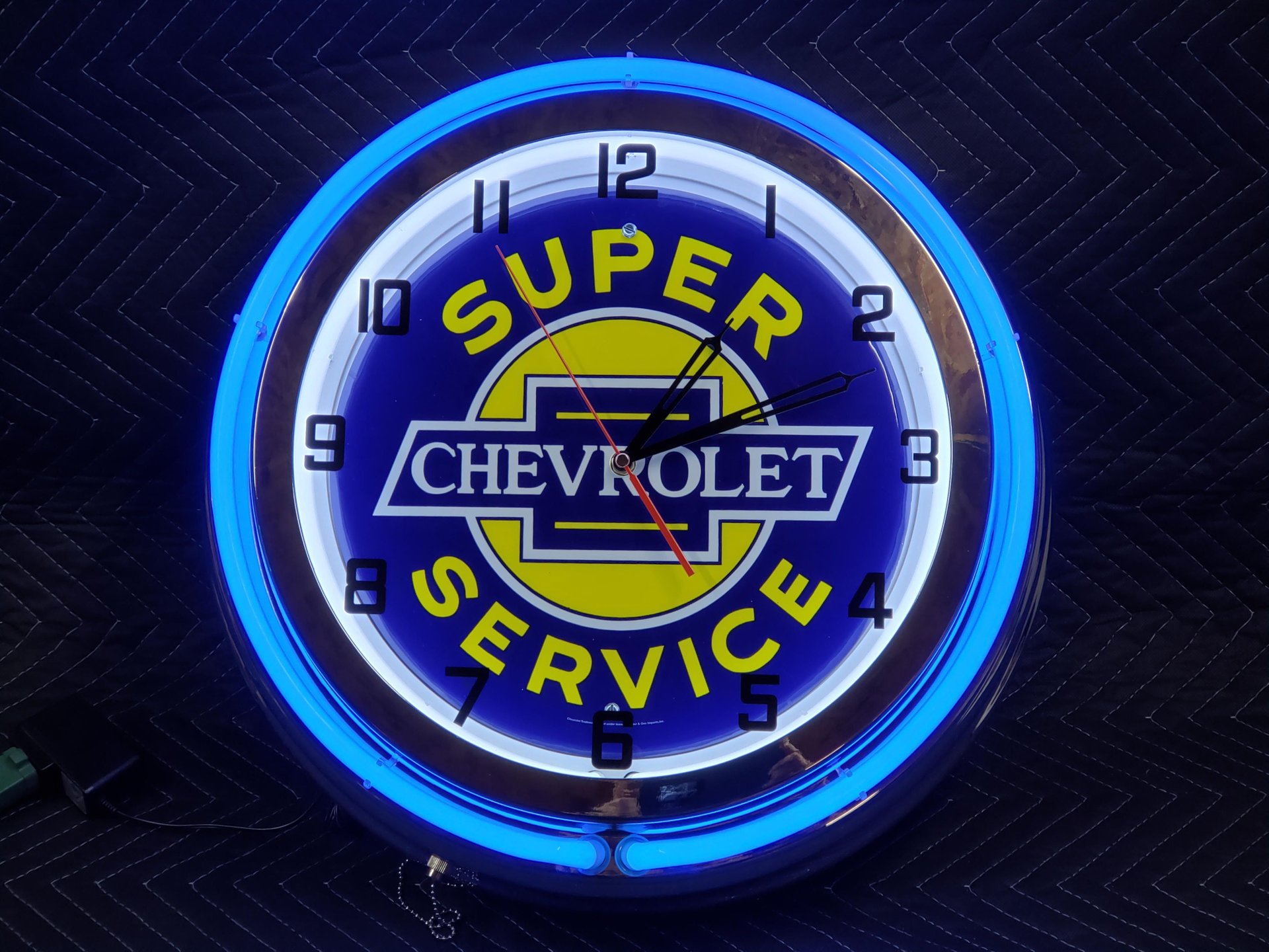 Chevrolet neon clock