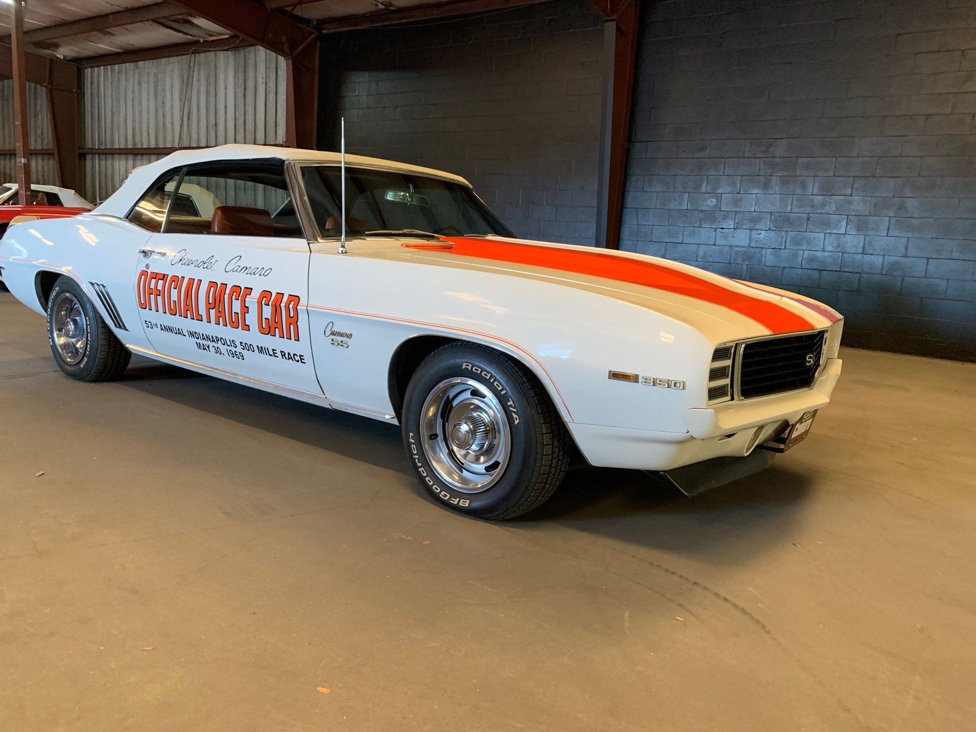 1969 chevrolet camaro z11 indy pace car convertible