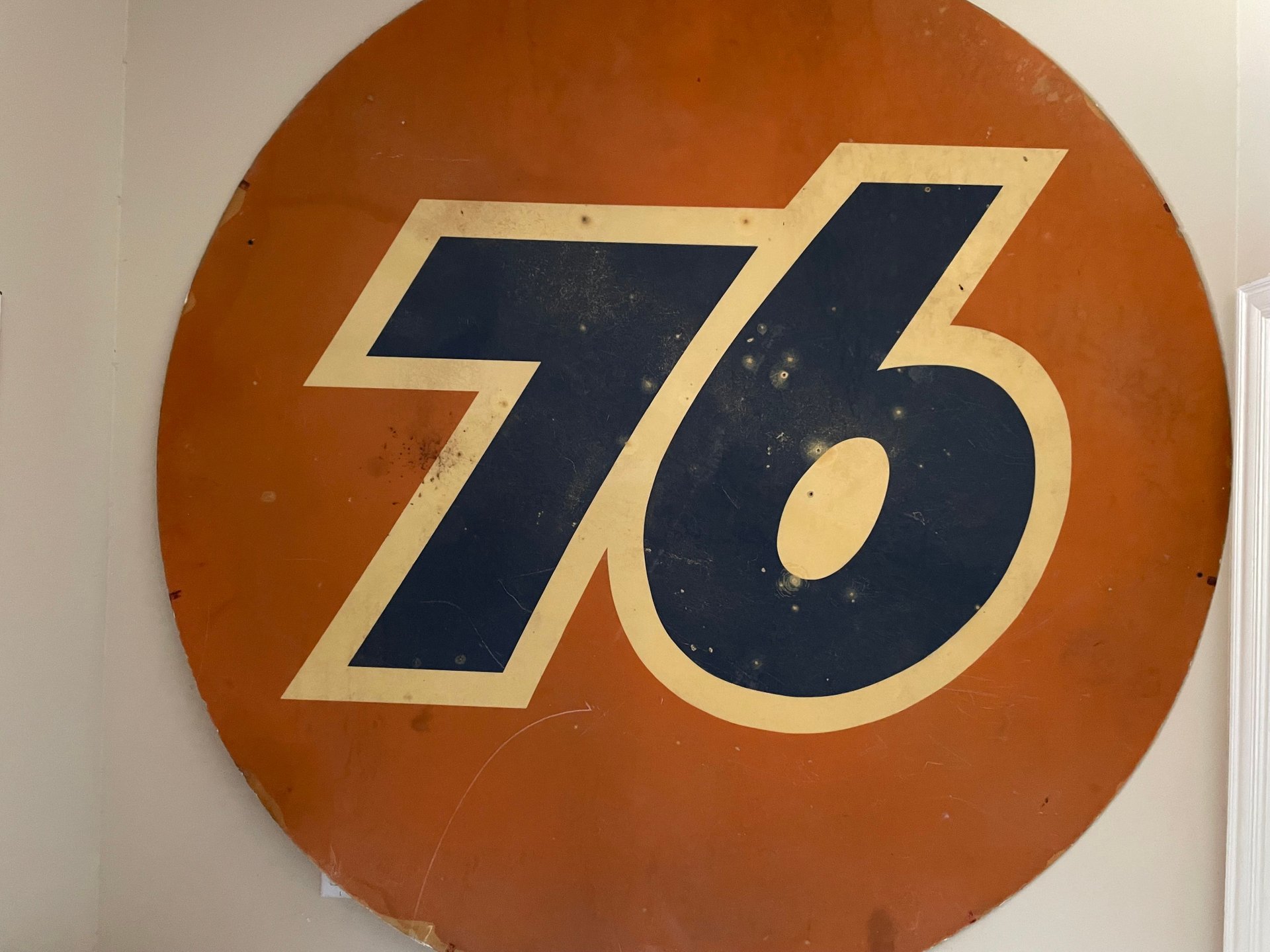 Union 76 fiberglass sign