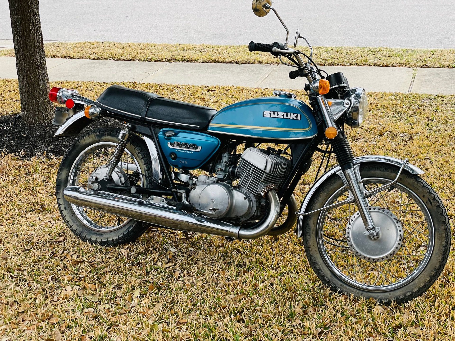 1975 suzuki titan 500 m motorcycle