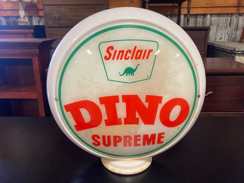  Sinclair Dino Supreme Gas Globe