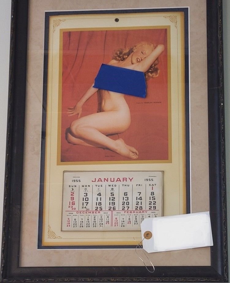 1955 Marilyn Monroe Framed Calendar