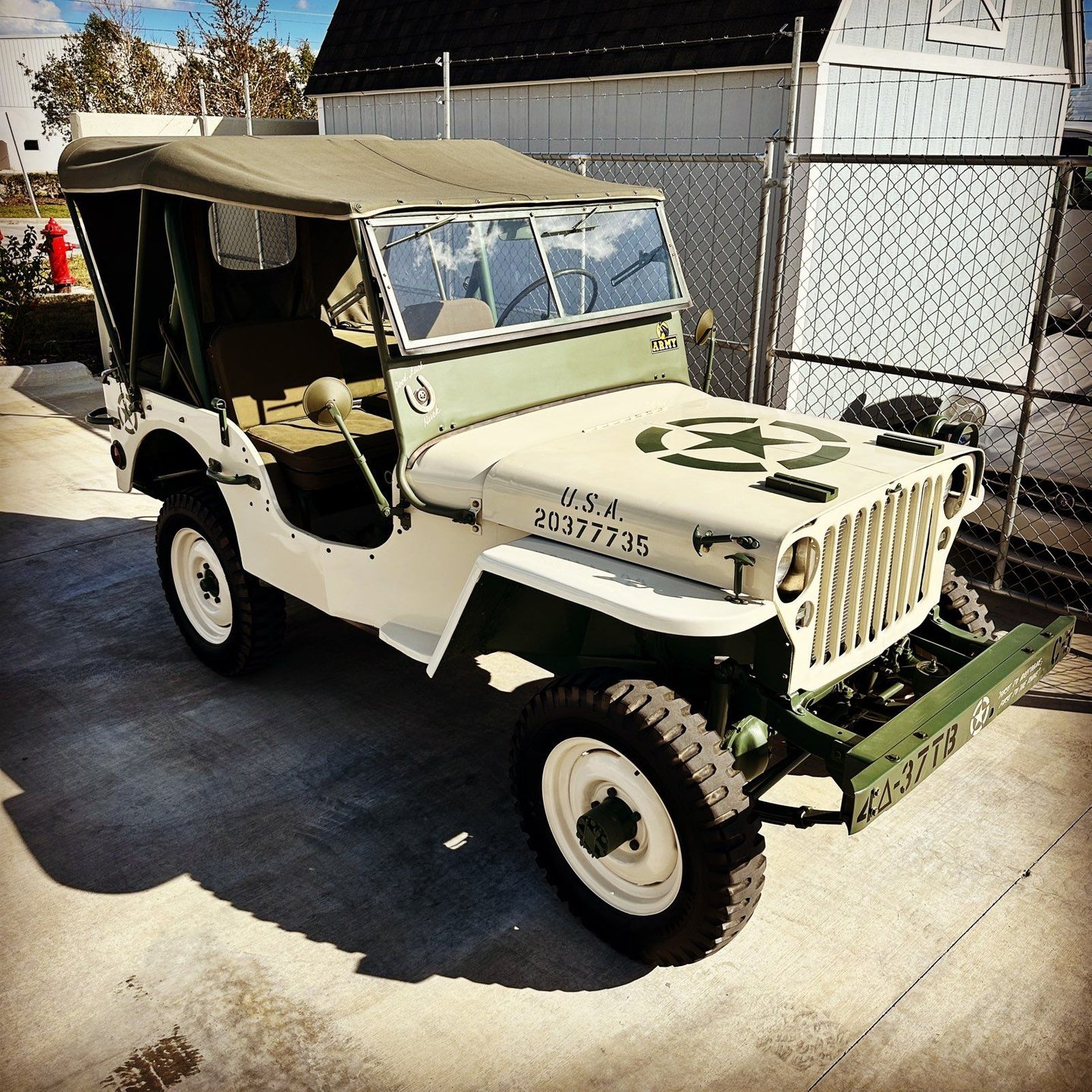 1942 ford gpw jeep convertible