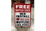  Free Muffler Check Sign 