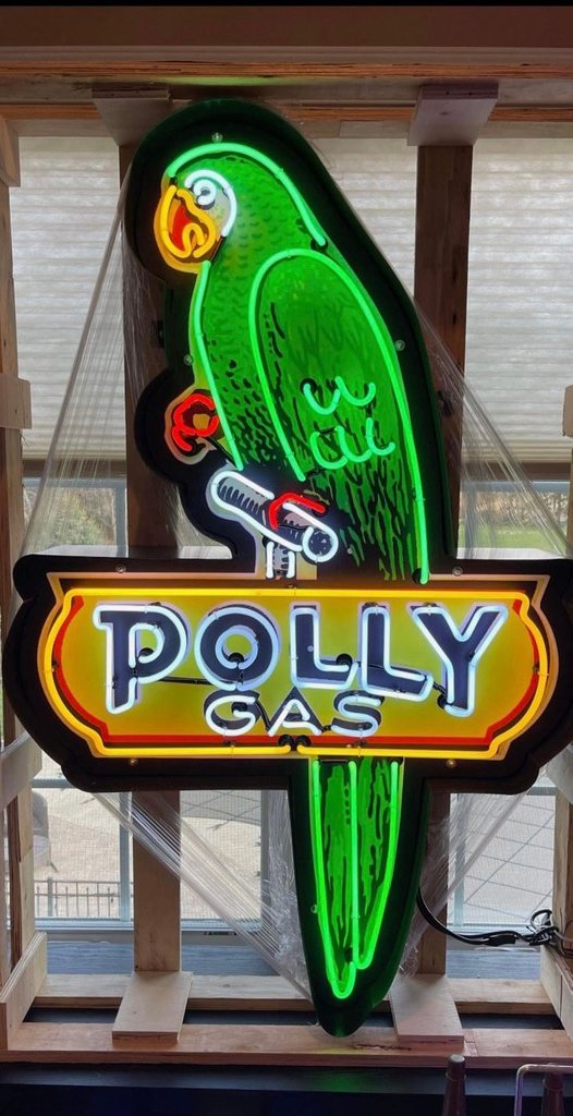  Polly Gas Neon Sign