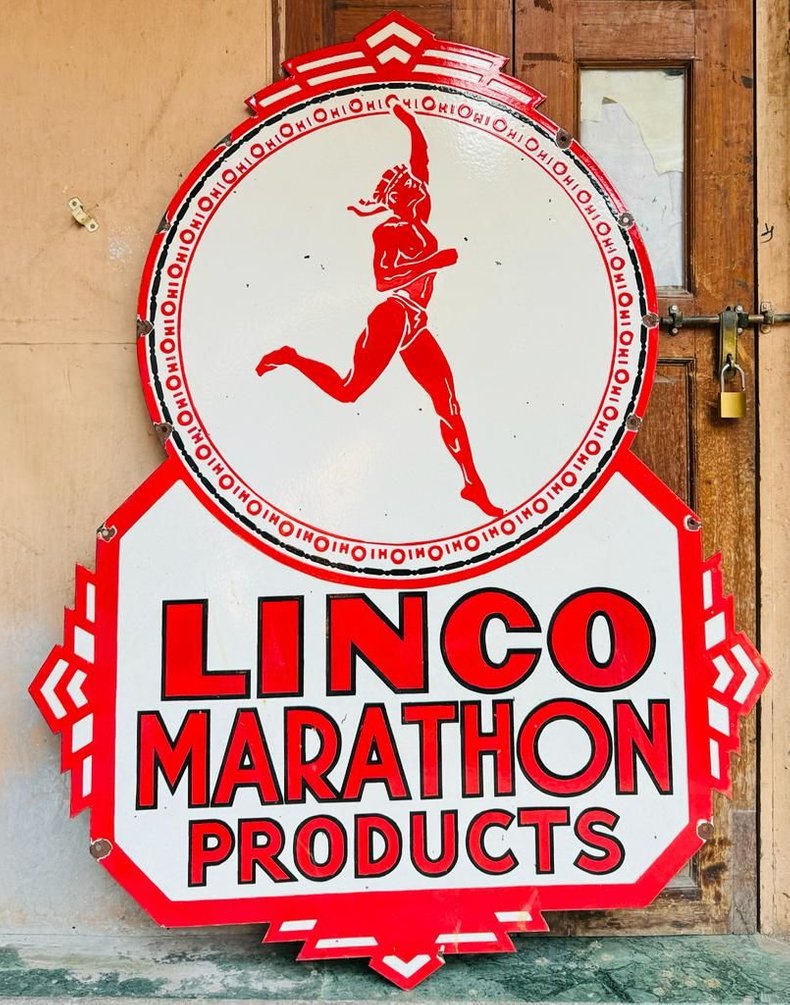  Linco Marathon Double Sided Sign