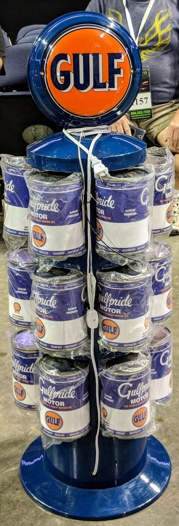 Gulf Oil Can Rack | Premier Auction