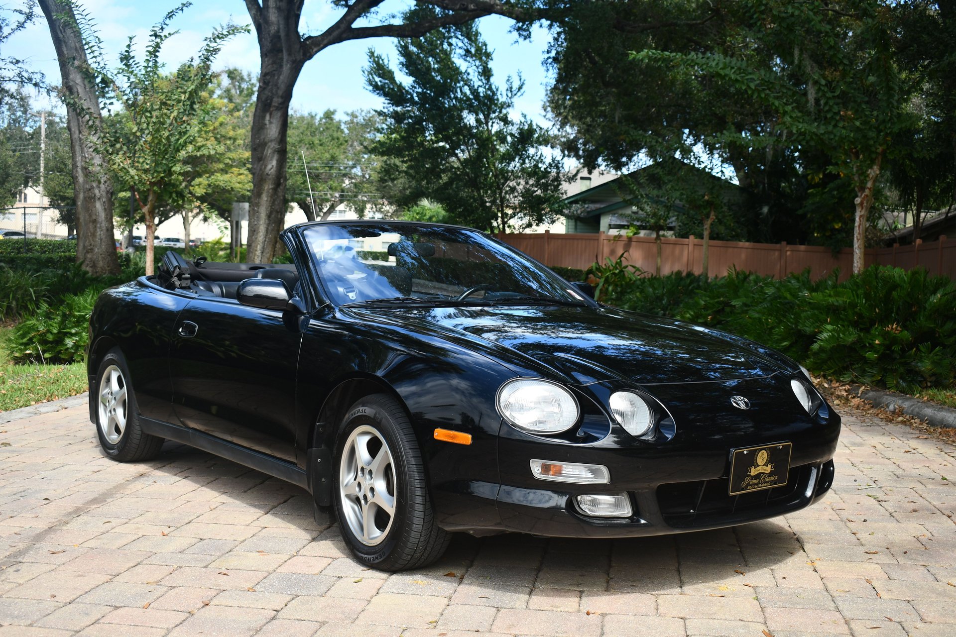 thumbnail image 2 of Black Pinpoint Vinyl Soft Top Convertible Roof For Toyota Celica 1995-2001 2 of 6