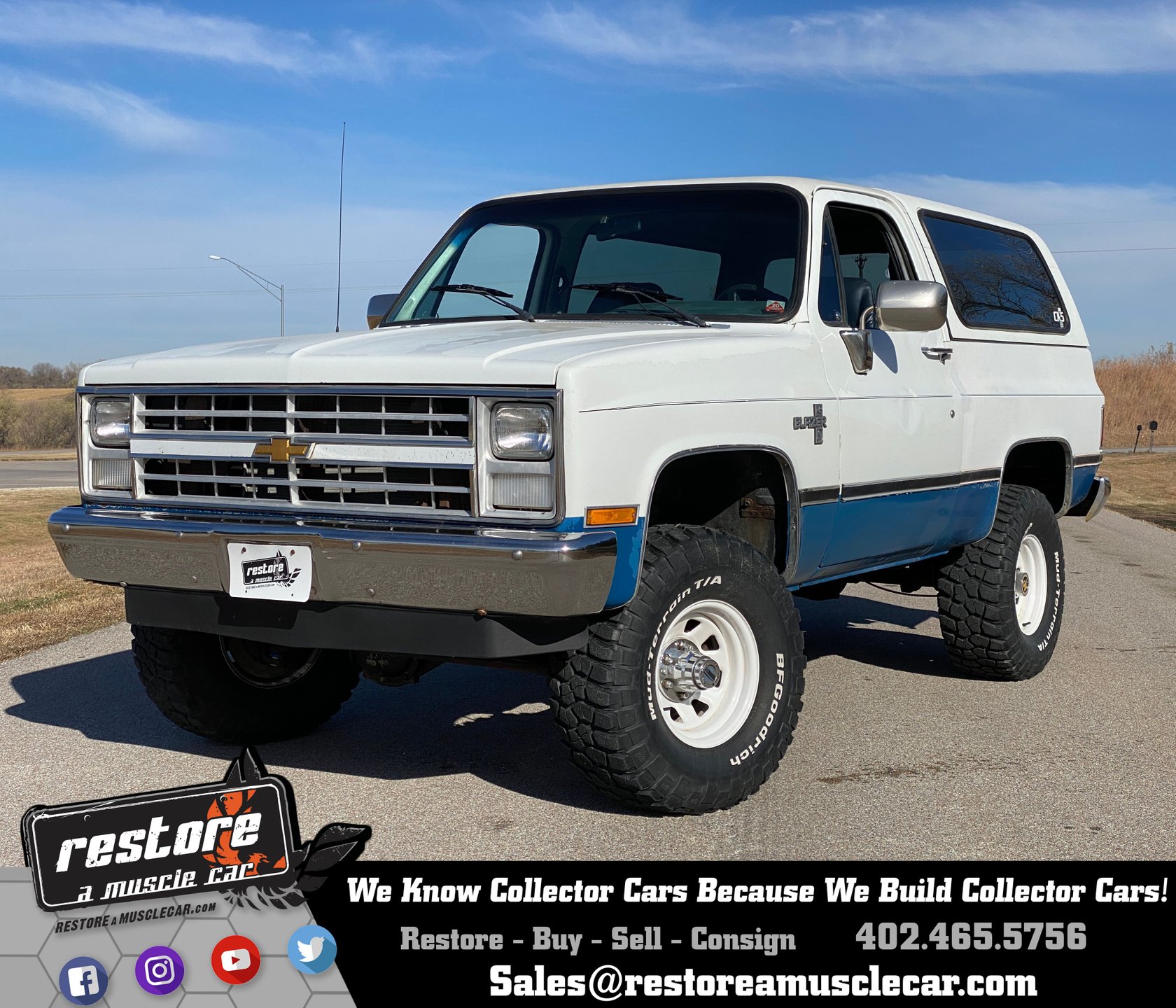 1988 Chevrolet Blazer K5 Restore A Muscle Car™ LLC