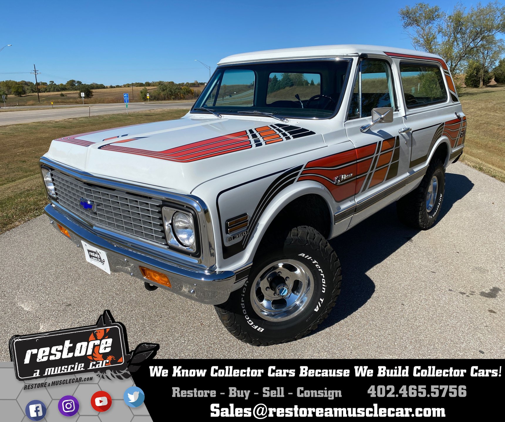 1972 Chevrolet Blazer K5 Restore A Muscle Car™ LLC
