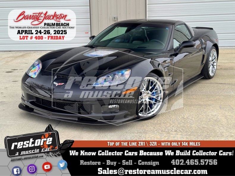 2010 Chevrolet Corvette ZR1 \ 3ZR 638HP - 6 SPEED