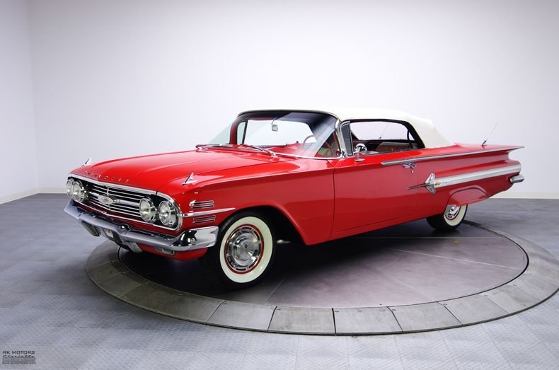 Loving Care 1960 CHEVROLET Red Impala Convertible Car Wedding VINTAGE AD 