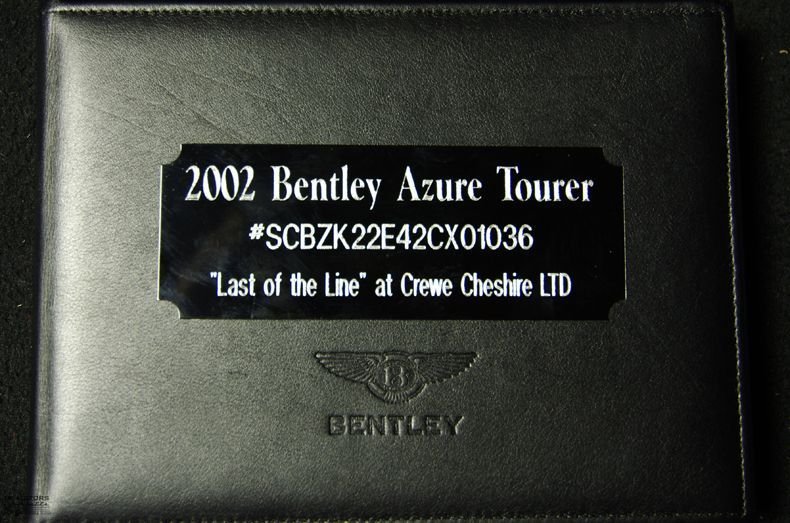 For Sale 2002 Bentley Azure