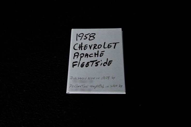 For Sale 1958 Chevrolet Apache