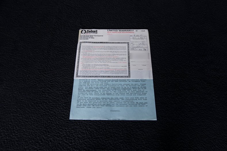 For Sale 1977 Pontiac Firebird