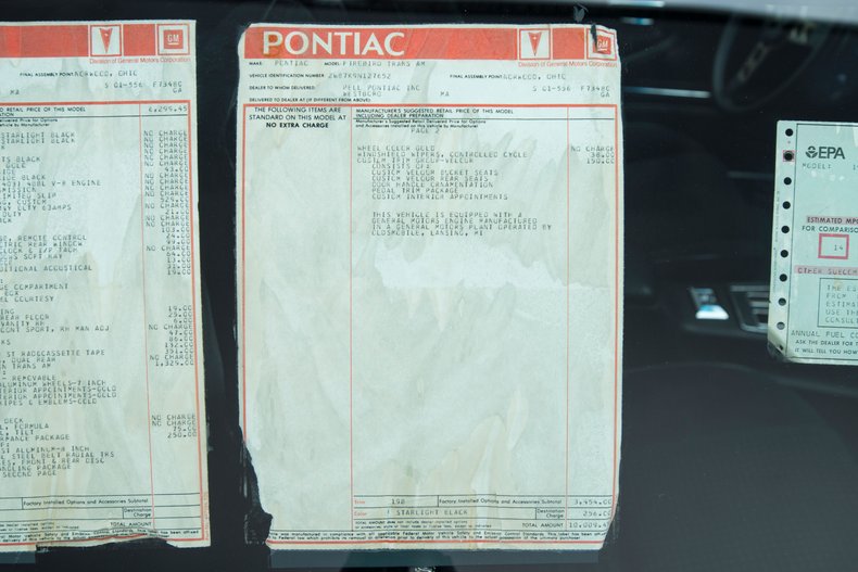 For Sale 1979 Pontiac Firebird