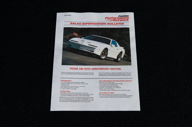 For Sale 1989 Pontiac Firebird