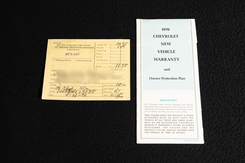 For Sale 1970 Chevrolet Camaro