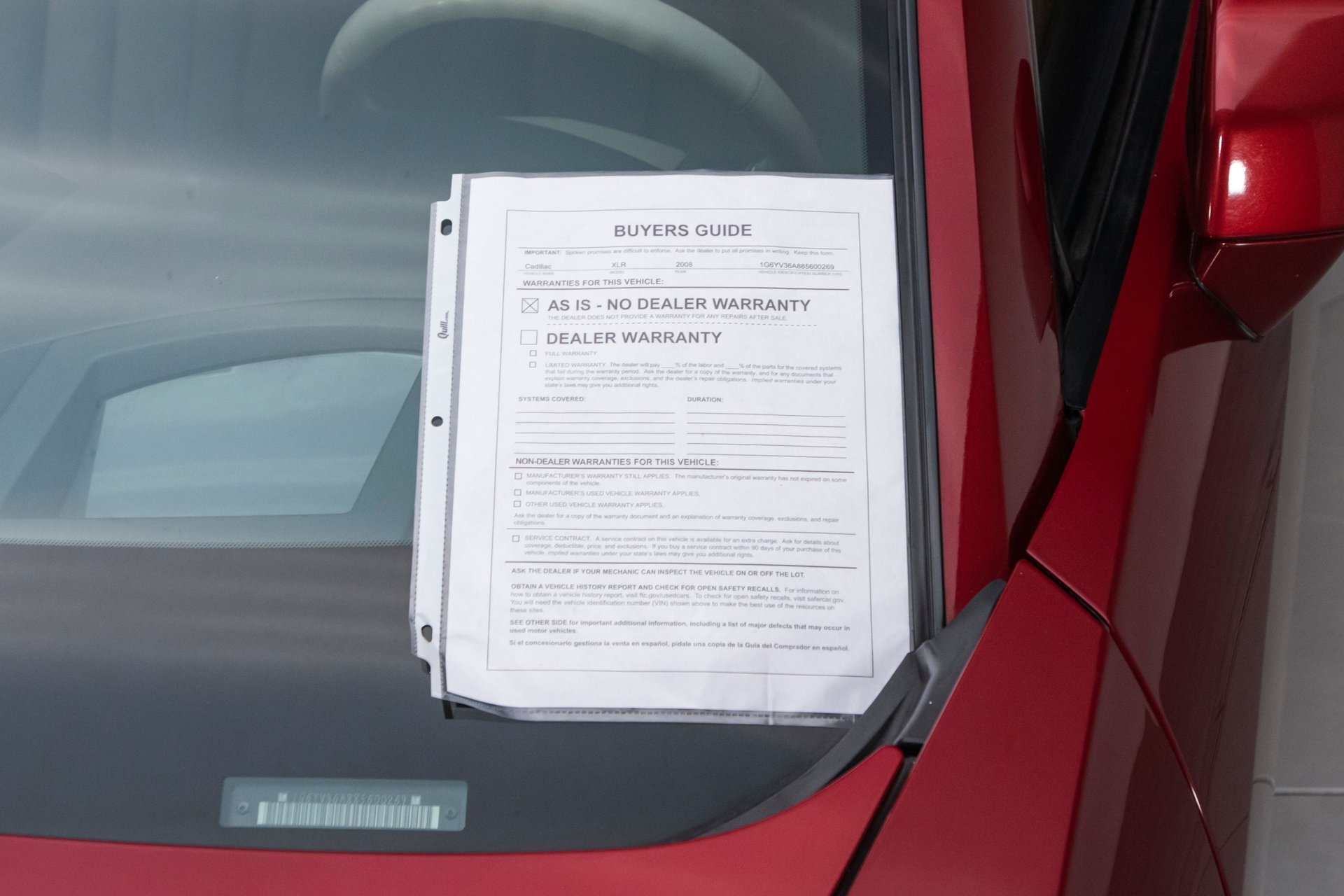 For Sale 2008 Cadillac XLR
